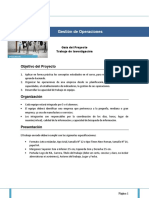 Proyecto de Investigación - Gestión de Operaciones (TRABAJO FINAL)