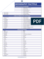 Geography Fact File English