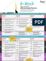 Gmat Focus 6 Week Study Planner 6 June 2023