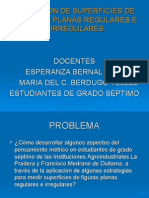 MediciÓn de Superficies de Figuras Planas Regulares e Irregulares