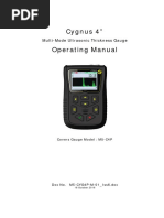 Cygnus 4plus Operating Manual