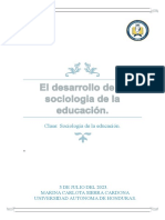 El Desarrollo de La Sociologia de La Educación-1