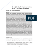 Student (K-12) Data Protection in The Digital Age: A Comparative Study