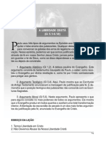 A Liberdade Cristã (GL 5.1-6.18) : Esboço Da Lição