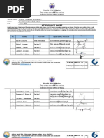 PAWIM F 018 Attendance Sheet JUNE 1