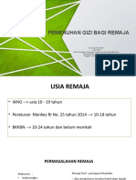 Gizi Remaja - DP3AKB