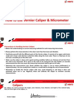 How To Use Vernier Caliper - Micrometer