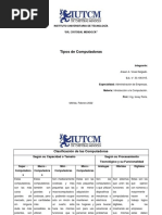 Cuadro Comparativo - Tipos de Computadoras