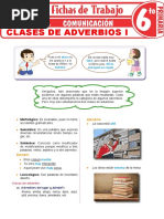 Clases de Adverbios I para Sexto Grado de Primaria