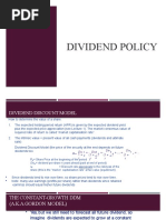 Dividend Policy