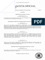 Decreto Ejecutivo 34 de 24 de Agosto de 2022 Modifica El Decreto Ejecutivo 439 de 10 de Septiembre de 2020 Que Reglamenta La Ley 22 de 2006