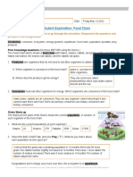 Food Chain Gizmo Worksheet