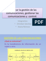 Gestión de Las Comunicaciones