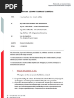 Informe Mantenimiento Rod Handler LM75-03