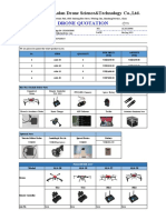 Zayn Agricultural Sprayer Drone Offer Sheet From Aolan