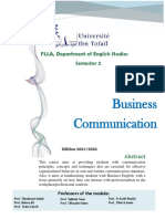 Business Communication s2