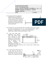 Lista 01 Resistência Dos Materiais