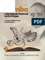 Produto Da Dissertação - Samba e Identidade Nacional Na Era Vargas - Thays Conceição