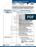 Observaciones de DEFENSA RIBEREÑA SOGAYACU Y SAN PEDRO