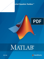 MATLAB Partial Differential Equation Toolbox. User's Guide R2022b