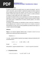 Estructuras Algebraicas - Grupos