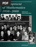 Development of Mathematics, 1950-2000