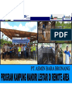 Kampung Mandiri Lestari Di Remote Area