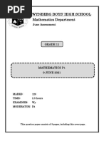 Grade 11 June Assessment 2021 P1