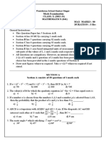 Grade 10 Math Mock Examination