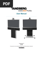 Videoconferencing Tandberg Profile 6000 MXP User Manual