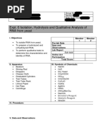 Expt. 6 Isolation, Hydrolysis and Qualitative Analysis of