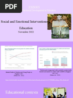 ES5003 Social and Emotional Interventions in Education November 2022 MV