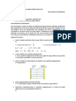 2º Relatório de Física Experimental III (Superfícies Equipotenciais e Campos Elétricos)