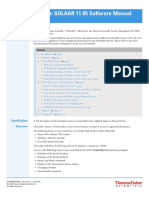 SOLAAR 11.05 Software Manual Addendum (BRE0004560 - Rev - A)