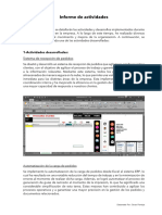 Informe de Actividades