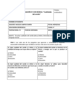 Prueba Musica 4to Cualidades Del Sonido