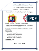 La Contaminación Sonora en La Ciudad de Puno - Envio