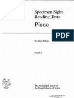 Grade 1 Sight Reading Piano PDF Free