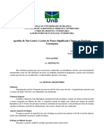 Apostila Não Lesões e Lesões de Pouco Significado Clínico UNB