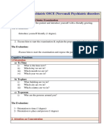 OSCE Checklist - المعدل