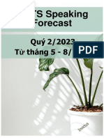 2.3. IELTS Speaking Forecast (100) - Quý II - 2023