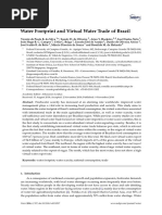 Water Footprint and Virtual Water Trade of Brazil