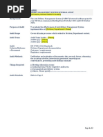 3.0 ABMS Audit Plan