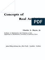 Charles Hayes - Concepts of Real Analysis (2008, Wiley) - Libgen - Li