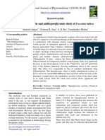 Pharmacognostic and Antihyperglycemic Study of Coc