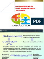 Los Componentes Diadcticos y Los Proyectos Aulicos