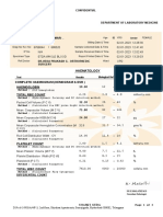 Complete Haemogram (Hemogram & Esr) Haemoglobin Total RBC Count