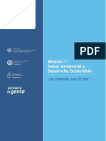 Modulo 1 Saber Ambiental y Desarrollo Sostenible