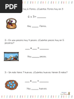 Problemas Sencillos Multiplicaciones