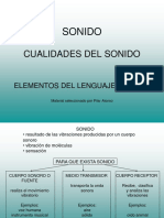 Sonido - Cualidades - Elementos Del Lenguaje Musical